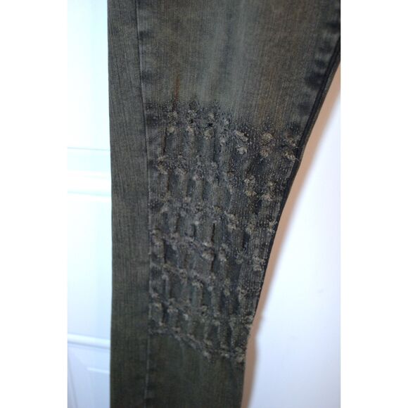 Brockenbow Emma Skinny Med Waist Women's Jeans Army Cloud Size 30 - Picture 3 of 7